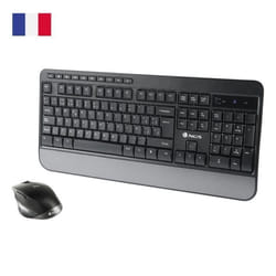 NGS SPELL KIT clavier Souris incluse USB + Bluetooth AZERTY Français Noir