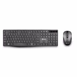 NGS HYPE KIT, QWERTY, PT, Taille réelle (100 %), Bluetooth, QWERTY, Noir, Souris incluse