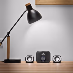 NGS COMET 2.1 set d'enceintes 11 W Universel Noir, Blanc 2.1 canaux 2-voies 3 W - Vue supplémentaire 7