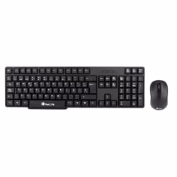 NGS EUPHORIA KIT, Taille réelle (100 %), RF sans fil, QWERTY, Noir, Souris incluse