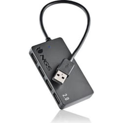 NGS IHUB4 TINY USB 2.0 480 Mbit/s Noir
