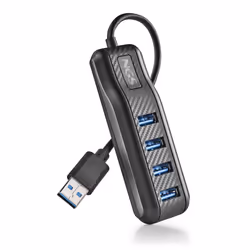 NGS PORT 3.0, USB 3.2 Gen 1 (3.1 Gen 1) Type-A, USB 3.2 Gen 1 (3.1 Gen 1) Type-A, 4800 Mbit/s, Noir, Plastique, CE