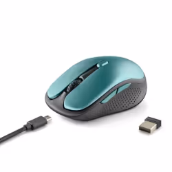 NGS EVO RUST, Droitier, Optique, RF sans fil, 1600 DPI, Bleu