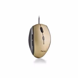NGS MOTH GOLD, Droitier, Optique, USB Type-A, 1600 DPI, Or