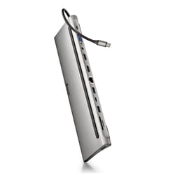 NGS WONDER DOCK 12 Avec fil USB 3.2 Gen 1 (3.1 Gen 1) Type-C Argent