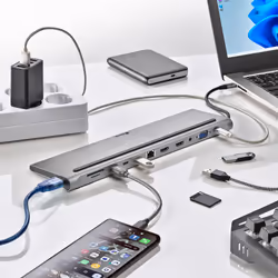 NGS WONDER DOCK 12 Avec fil USB 3.2 Gen 1 (3.1 Gen 1) Type-C Argent - Vue supplémentaire 4