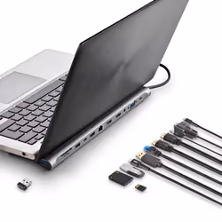 NGS WONDER DOCK 12 Avec fil USB 3.2 Gen 1 (3.1 Gen 1) Type-C Argent - Vue supplémentaire 5