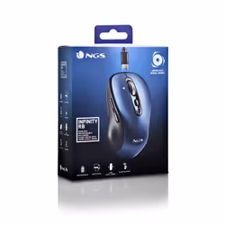 NGS INFINITY RB souris Ambidextre RF sans fil + Bluetooth Optique 3200 DPI - Vue supplémentaire 7
