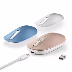 NGS SHELL RB souris Ambidextre RF sans fil + Bluetooth Optique 1600 DPI - Vue supplémentaire 4