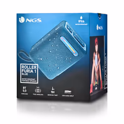 NGS ROLLER FURIA 1 Enceinte portable stéréo Bleu 7 W