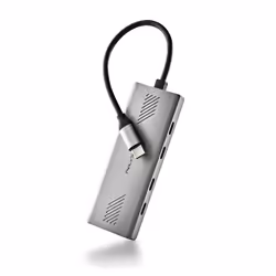 NGS WONDER4-C, USB Type-C, USB Type-C, 5000 Mbit/s, Argent, Aluminium, 0,18 m