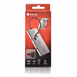 NGS WONDERDUO-C USB Type-C 5000 Mbit/s Argent - Vue supplémentaire 7