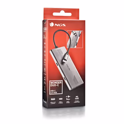 NGS WONDERDUO-C USB Type-C 5000 Mbit/s Argent - Vue supplémentaire 8