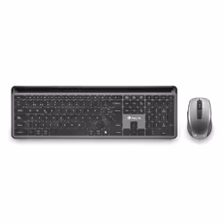 NGS ECLIPSE clavier Souris incluse maison/bureau RF sans fil + Bluetooth QWERTY Anglais Gris