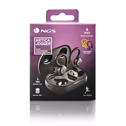 NGS ARTICA JOGGER Casque Sans fil Bluetooth Noir, Vert clair, Rose - Vue supplémentaire 9