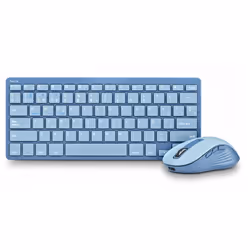 NGS FANTASY (QUERTY, ES) clavier Souris incluse Universel RF sans fil + Bluetooth QWERTY Espagnole Bleu