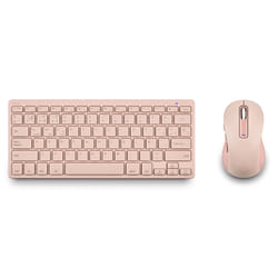 NGS FANTASY (AZERTY, FR) clavier Souris incluse Universel RF sans fil + Bluetooth Français Rose