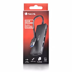 NGS IHUB READER USB 3.2 Gen 1 (3.1 Gen 1) Type-A 5000 Mbit/s Noir - Vue supplémentaire 6