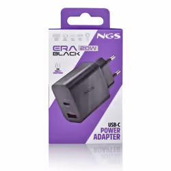 NGS ERA 20W BLACK Chargeur secteur 20 W charge rapide Noir - Vue supplémentaire 3