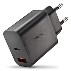 NGS ERA 30W BLACK Universel Noir Secteur Charge rapide Intérieure