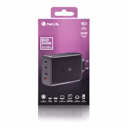 NGS BUD 240W Universel Noir Secteur Charge rapide Intérieure - Vue supplémentaire 6