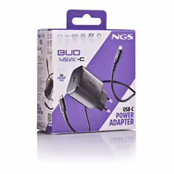 NGS BUD 45W-C Universel Noir Secteur Charge rapide Intérieure - Vue supplémentaire 8