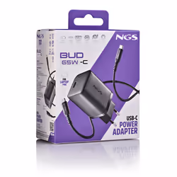NGS BUD 65W-C Universel Noir Secteur Charge rapide Intérieure - Vue supplémentaire 8