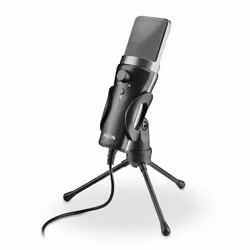 NGS MS120 USB, Microphone pour podcast, -34 dB, 20 - 16000 Hz, 58 dB, Avec fil, USB
