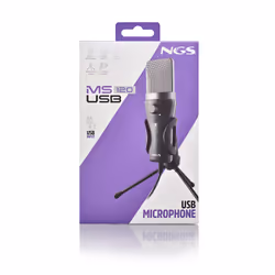 NGS MS120 USB Noir Microphone pour podcast - Vue supplémentaire 8