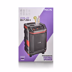 NGS WILD BASH Enceinte portable stéréo Noir 50 W - Vue supplémentaire 5