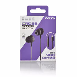 NGS CROSS STEP Casque Avec fil Ecouteurs Appels/Musique USB Type-C Noir - Vue supplémentaire 7
