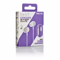 NGS CROSS STEP Casque Avec fil Ecouteurs Appels/Musique USB Type-C Blanc - Vue supplémentaire 6