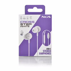 NGS CROSS STEP Casque Avec fil Ecouteurs Appels/Musique USB Type-C Blanc - Vue supplémentaire 7