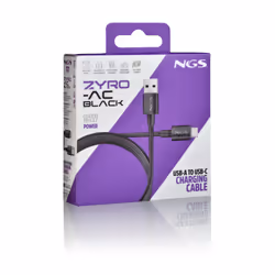 NGS ZYRO-AC câble USB USB 2.0 1 m USB A USB C Noir - Vue supplémentaire 5