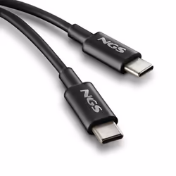NGS ZYRO 60W-1 câble USB USB 2.0 1 m USB C Noir - Vue supplémentaire 3