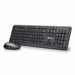 NGS HARMONY KIT (QUERTY, ES) clavier Souris incluse Universel RF sans fil QWERTY Espagnole Noir - Vue supplémentaire 3