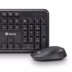 NGS HARMONY KIT (QUERTY, ES) clavier Souris incluse Universel RF sans fil QWERTY Espagnole Noir - Vue supplémentaire 4