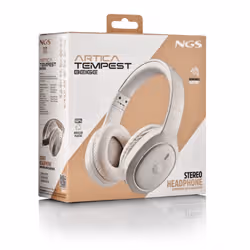 NGS Artica Tempest Beige Casque Avec fil &sans fil Arceau Appels/Musique USB Type-C Bluetooth - Vue supplémentaire 6