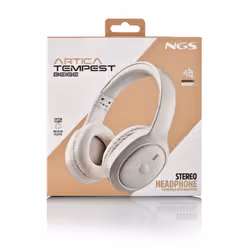NGS Artica Tempest Beige Casque Avec fil &sans fil Arceau Appels/Musique USB Type-C Bluetooth - Vue supplémentaire 7