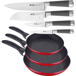 San Ignacio - set d'ustensiles de cuisine : couteaux et poêles à frire