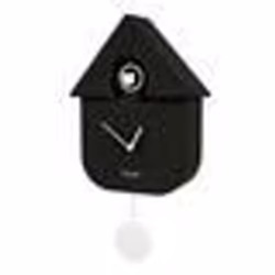 Horloge murale - FISURA - Coucou noir et blanc - 215 cm - Plastique ABS - Intérieur