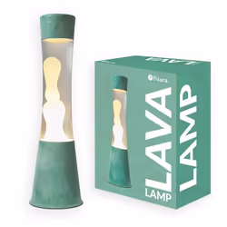 Lampe à lave - FISURA - Jade - 11 cm x 11 cm x 395 cm - 40 W - Intérieur