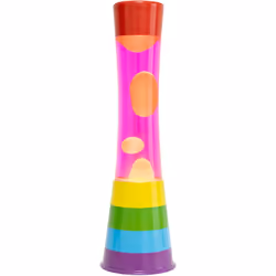 Fisura - Lampe à poser en métal et verre Lave