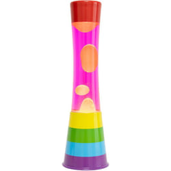 Fisura - Lampe à poser en métal et verre Lave