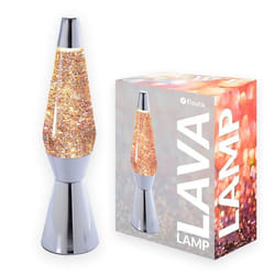 Lampe à lave - FISURA - Vintage - Base chromée - 115 x 115 x 40 cm - 25W