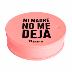 Fisura - Couvercle de gobelet anti-drogue Mi madre.... Capote pour verre réutilisable. Protection anti-drogues en silicone.