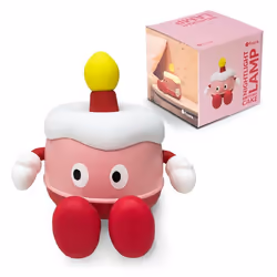 Veilleuse pour enfant - Fisura – Veilleuse pour enfants “Gâteau”. Lampe de nuit originale avec contrôle tactile. 2 modes lumi ...