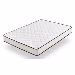 Moonia 8435441899814, King size, High density foam mattress, Moyen, Marron, Blanc, mousse, 1800 mm