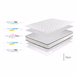 Moonia 8435441899814 matelas King size High density foam mattress