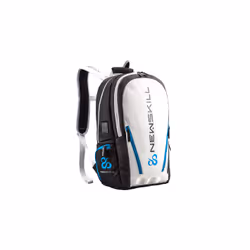 Newskill Gaming Mercury Mochila Gaming 15.6" Sac à dos Noir, Bleu, Blanc